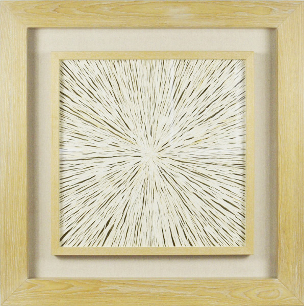 MS235 Wall Décor objet d art box framed twine design with glass